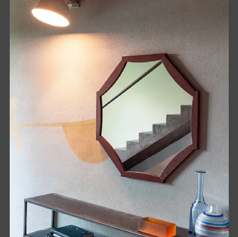 Specchio Sunflower con cornice in Rovere di Devina Nais