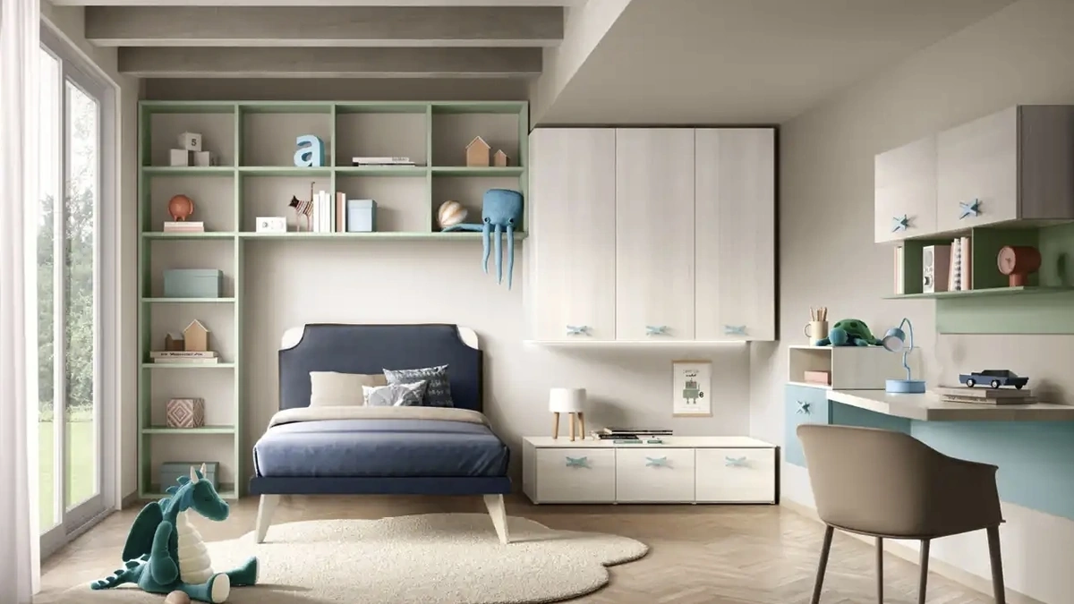 Cameretta a ponte K102 di Moretti Compact Camerette