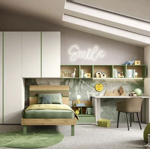 Cameretta a ponte K104 di Moretti Compact Camerette