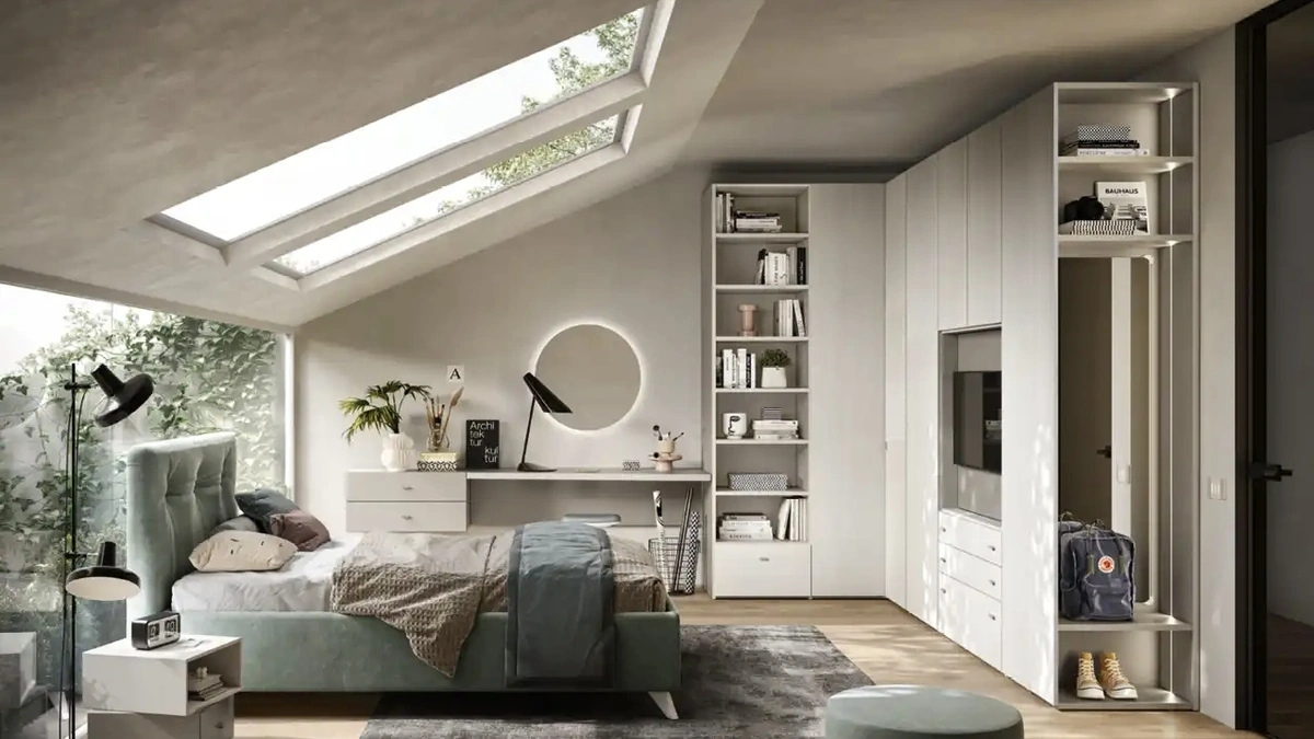 Cameretta componibile Y101 di Moretti Compact Camerette