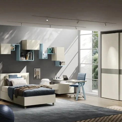 Cameretta per ragazzi Y118 di Moretti Compact Camerette