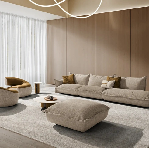 Salotto imbottito Gala di Max Divani