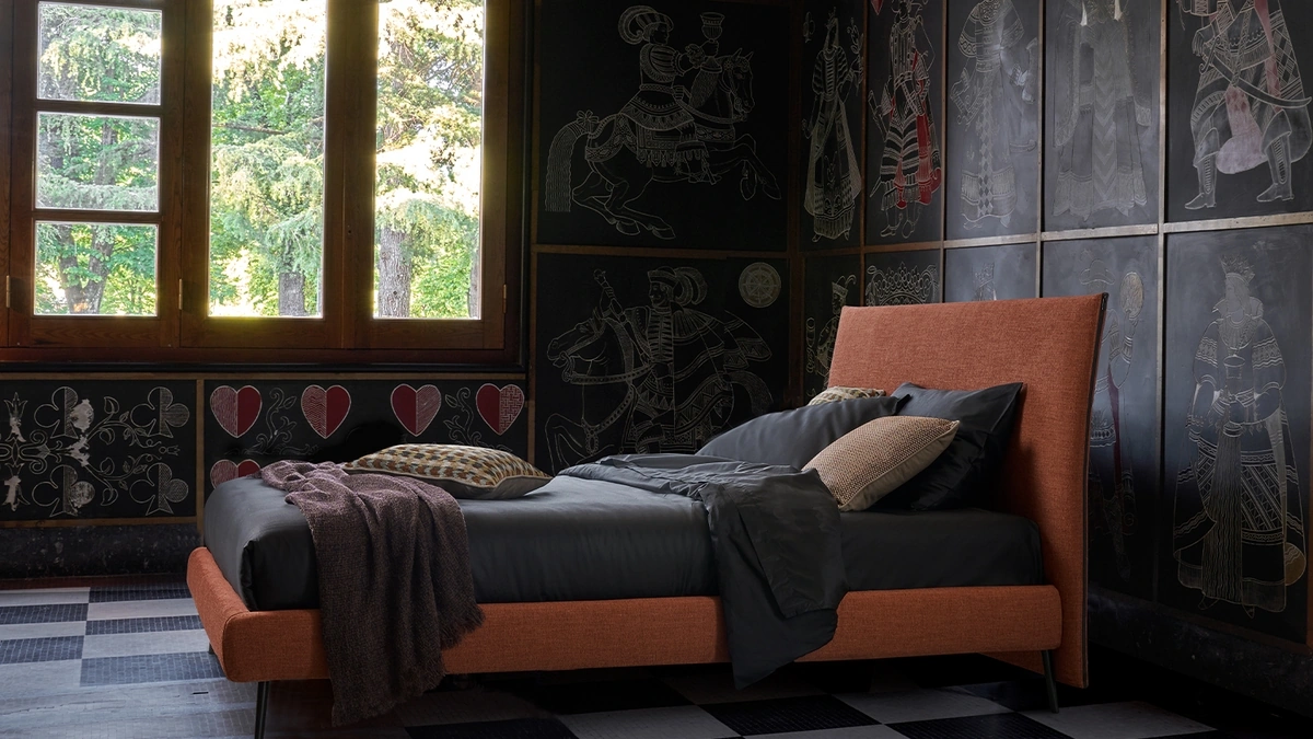 Letto imbottito Jackson di Dorelan Letti