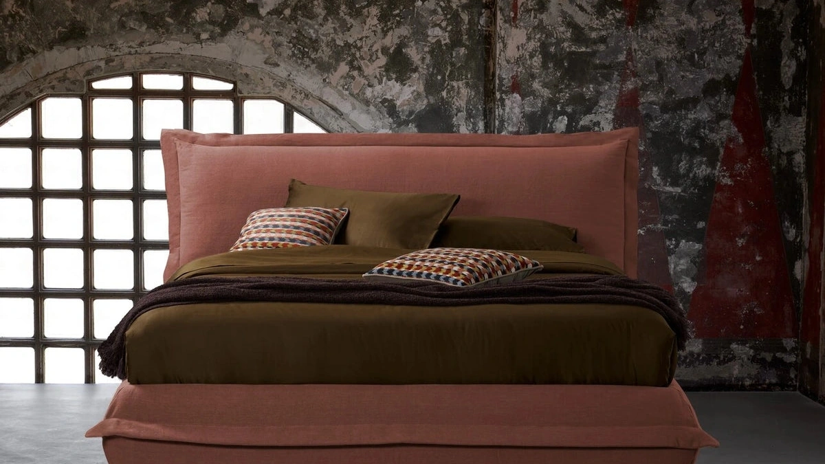 Letto imbottito Keit di Dorelan Letti