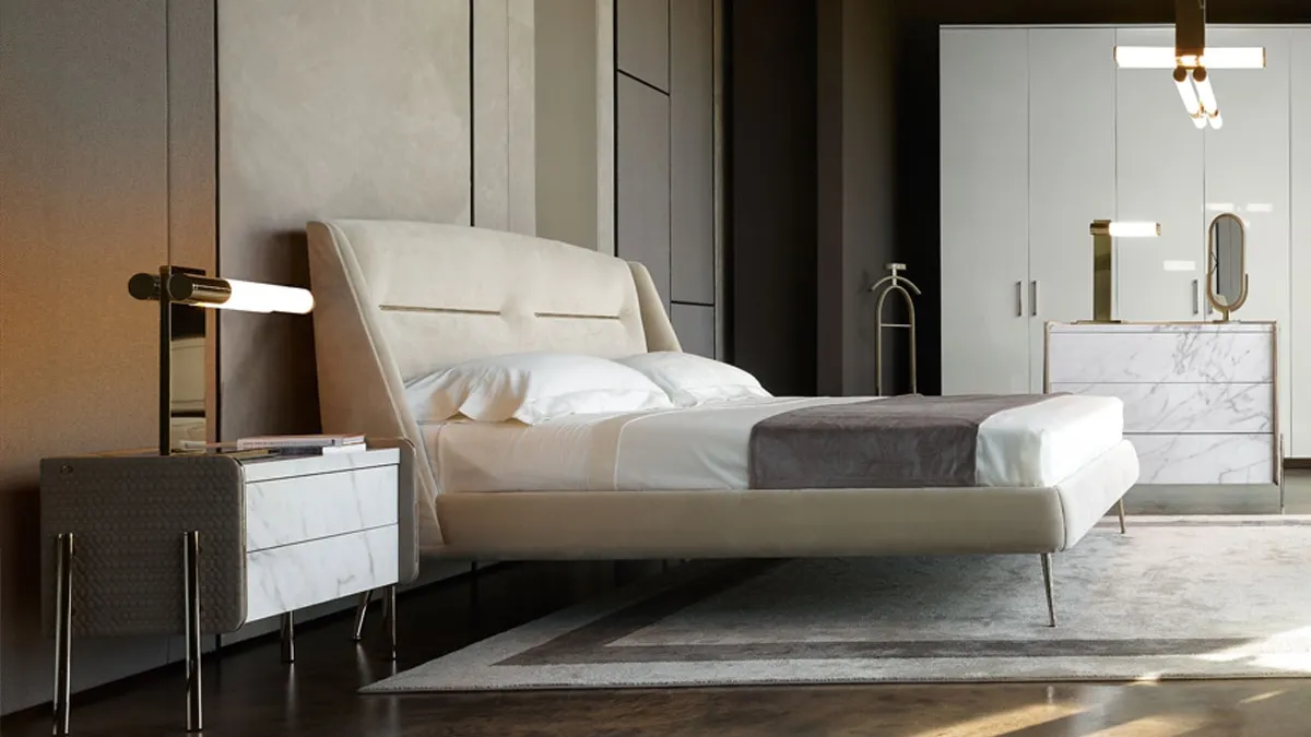 Letto matrimoniale Kelly di Volpi