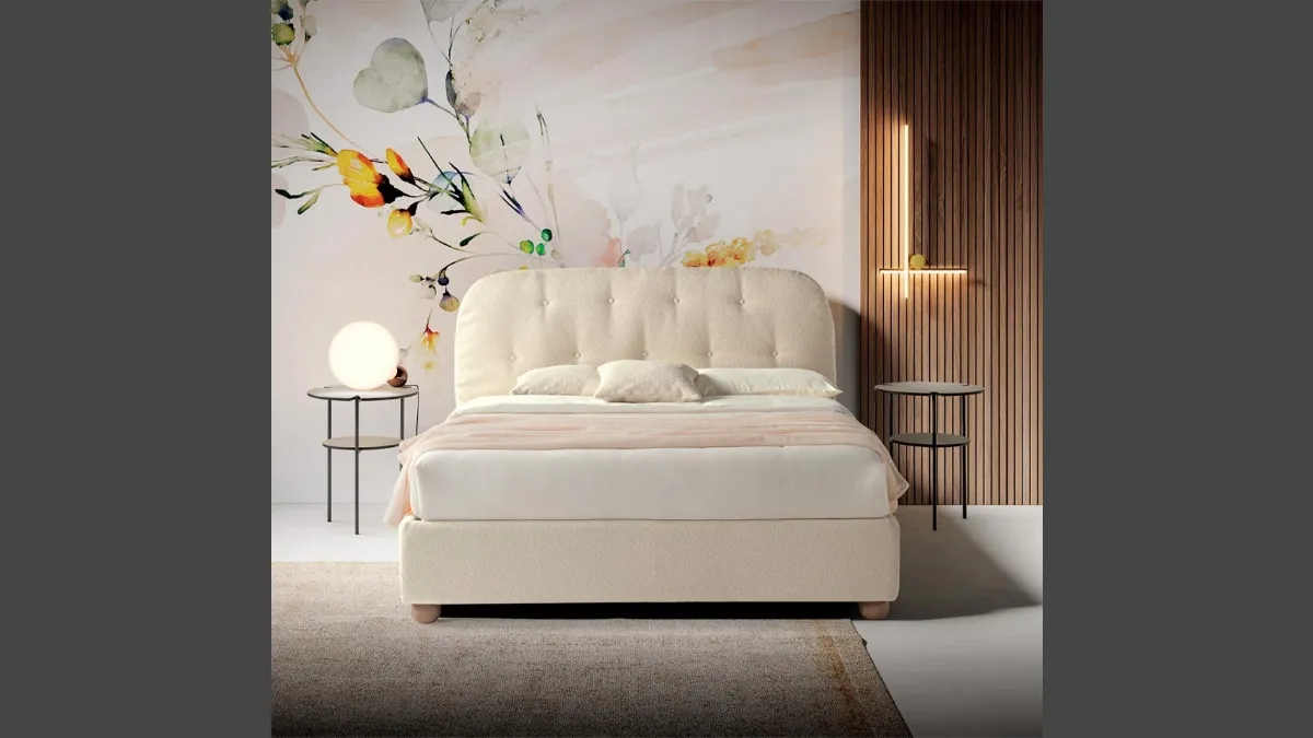 Letto con testiera Abbraccio di Nefi Italia
