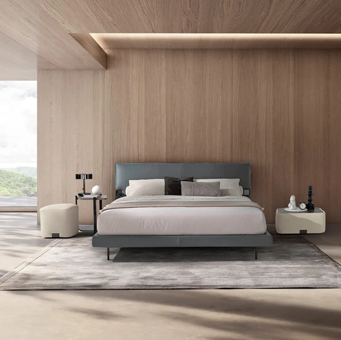 Letto in pelle Nel di Max Divani