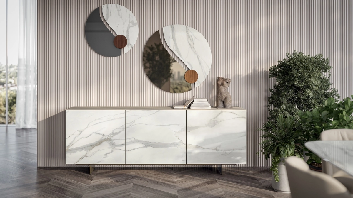 Madia Olympia in SuperMarmo di Bontempi