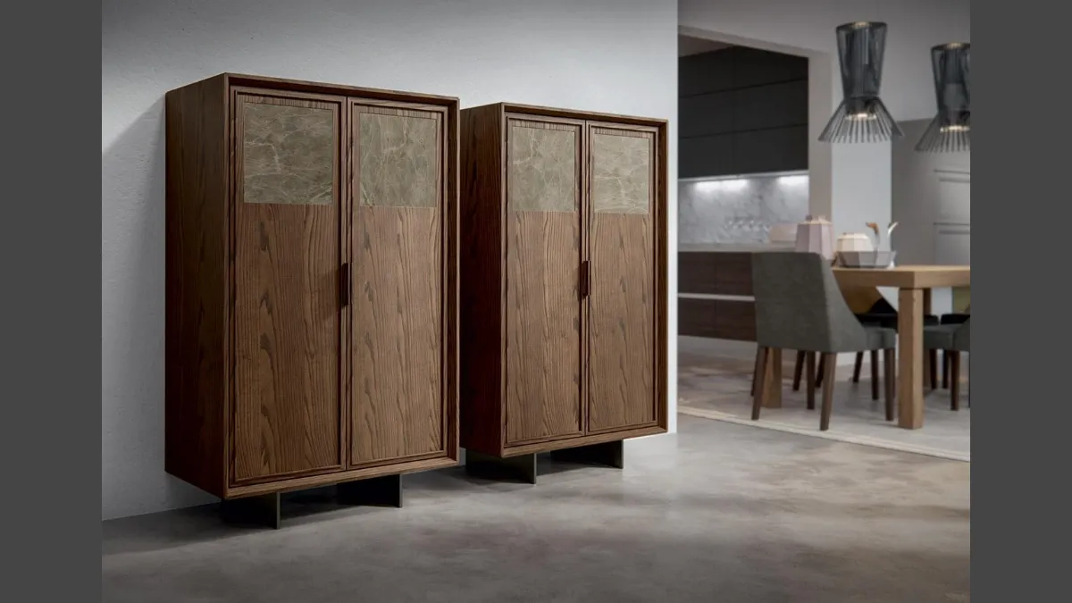 Madia Alta Zenith Zen 02 in legno e laminato di Mobilgam