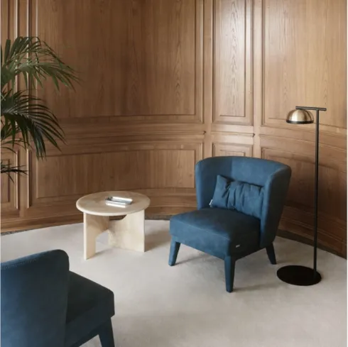 Poltroncina in pelle dal fascino senza tempo Rondò di Nicoline
