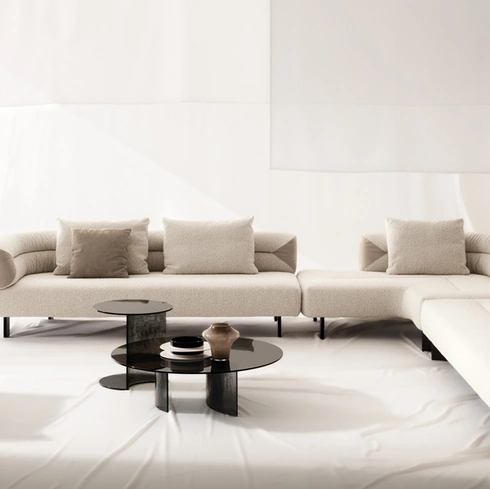 Salotto in tessuto Klarence di Nicoline