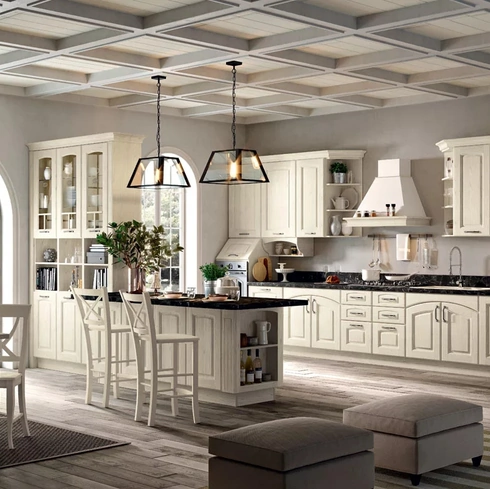 Cucina Classica con isola Borgo 02 di Spar