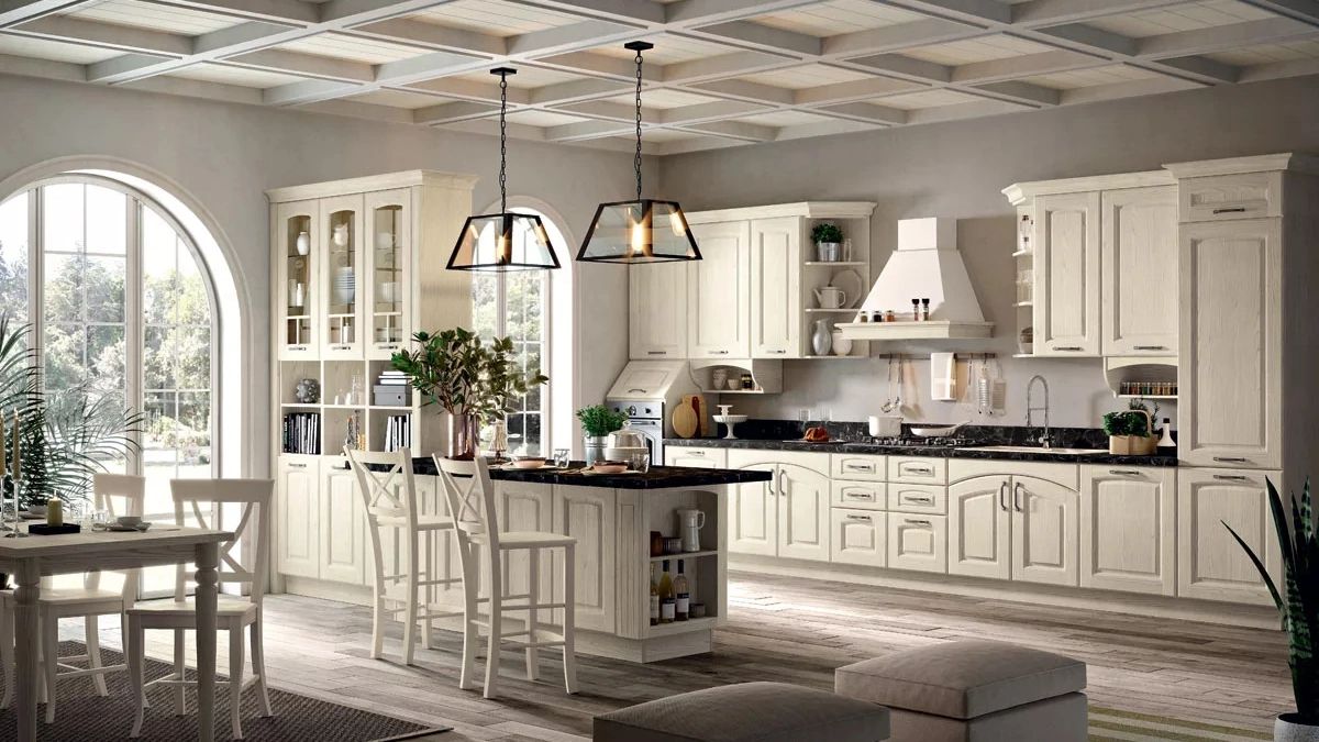 Cucina Classica con isola Borgo 02 di Spar