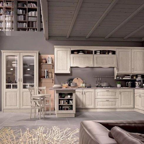 Cucina Classica con penisola Borgo 08 di Spar