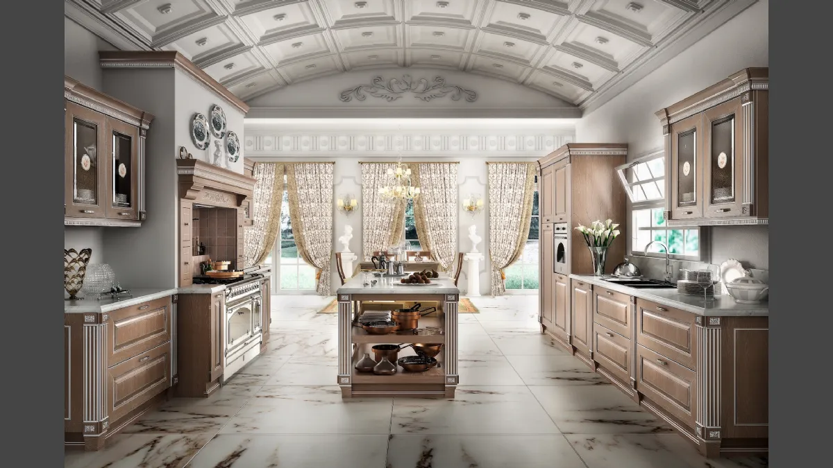 Cucina Classica Imperial con isola di Home Cucine