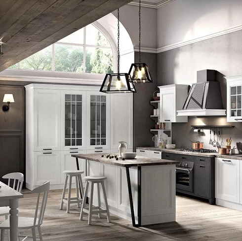 Cucina Classica con isola Maryland 04 di Spar