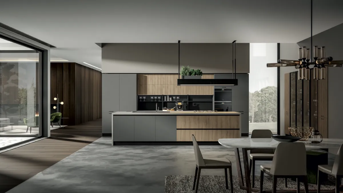 Cucina Moderna Genesi con isola di Home Cucine